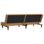 2-seater sofa bed with brown velvet footrest by vidaXL, Sofas - Ref: Foro24-3081862, Price: 233,78 €, Discount: %