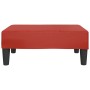 2-seater sofa bed with footrest in red synthetic leather by vidaXL, Sofas - Ref: Foro24-3081879, Price: 244,01 €, Discount: %