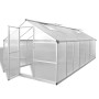 Anthracite gray aluminum greenhouse 10.53 m² by vidaXL, Greenhouses - Ref: Foro24-43556, Price: 888,36 €, Discount: %