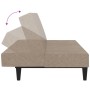 2-seater sofa bed taupe gray microfiber fabric by vidaXL, Sofas - Ref: Foro24-340672, Price: 162,72 €, Discount: %