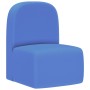 Sofá infantil 2 en 1 de cuero sintético azul de vidaXL, Sofás - Ref: Foro24-325519, Precio: 51,99 €, Descuento: %