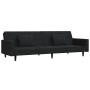 2-seater sofa bed with two black velvet cushions by vidaXL, Sofas - Ref: Foro24-337457, Price: 277,78 €, Discount: %