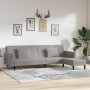 2-Sitzer-Schlafsofa mit 2 Kissen und grauer Samtfußstütze von vidaXL, Sofas - Ref: Foro24-3080635, Preis: 315,30 €, Rabatt: %