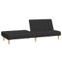 2-Sitzer-Schlafsofa aus schwarzem Stoff von vidaXL, Sofas - Ref: Foro24-337479, Preis: 184,66 €, Rabatt: %