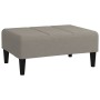 Sofá cama de 2 plazas 2 cojines y reposapiés terciopelo gris de vidaXL, Sofás - Ref: Foro24-3080635, Precio: 315,30 €, Descue...