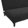 2-Sitzer-Schlafsofa mit Fußstütze aus schwarzem Samt von vidaXL, Sofas - Ref: Foro24-3081860, Preis: 256,99 €, Rabatt: %