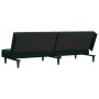 Sofá cama de 2 plazas con reposapies terciopelo verde oscuro de vidaXL, Sofás - Ref: Foro24-3081856, Precio: 288,08 €, Descue...