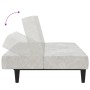 2-Sitzer-Schlafsofa aus hellgrauem Mikrofaserstoff von vidaXL, Sofas - Ref: Foro24-340661, Preis: 178,52 €, Rabatt: %