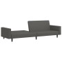 2-Sitzer-Schlafsofa mit Fußstütze aus grauem Kunstleder von vidaXL, Sofas - Ref: Foro24-3081885, Preis: 275,75 €, Rabatt: %