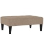 2-seater sofa bed with taupé microfiber fabric stool by vidaXL, Sofas - Ref: Foro24-3121289, Price: 285,62 €, Discount: %