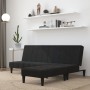 2-seater sofa bed with black microfiber fabric stool by vidaXL, Sofas - Ref: Foro24-3121286, Price: 249,05 €, Discount: %