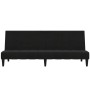 2-seater sofa bed with black microfiber fabric stool by vidaXL, Sofas - Ref: Foro24-3121286, Price: 249,05 €, Discount: %