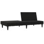 2-Sitzer-Schlafsofa mit schwarzem Mikrofaser-Stoffhocker von vidaXL, Sofas - Ref: Foro24-3121286, Preis: 249,05 €, Rabatt: %