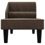 Divan sofa with head cushion dark brown fabric by vidaXL, Sofas - Ref: Foro24-340729, Price: 131,99 €, Discount: %