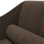 Divan sofa with head cushion dark brown fabric by vidaXL, Sofas - Ref: Foro24-340729, Price: 131,99 €, Discount: %