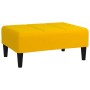 2-seater sofa bed with 2 cushions and footrest in yellow velvet by vidaXL, Sofas - Ref: Foro24-3080642, Price: 279,74 €, Disc...