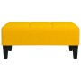 2-seater sofa bed with 2 cushions and footrest in yellow velvet by vidaXL, Sofas - Ref: Foro24-3080642, Price: 279,74 €, Disc...