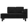 Diwansofa mit Kissen und Kopfkissen aus schwarzem Samt von vidaXL, Sofas - Ref: Foro24-340709, Preis: 164,32 €, Rabatt: %