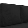 Diwansofa mit Kissen und Kopfkissen aus schwarzem Samt von vidaXL, Sofas - Ref: Foro24-340709, Preis: 164,32 €, Rabatt: %