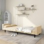 2-seater sofa bed with two cream velvet cushions by vidaXL, Sofas - Ref: Foro24-337522, Price: 219,07 €, Discount: %