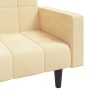 2-seater sofa bed with two cream velvet cushions by vidaXL, Sofas - Ref: Foro24-337522, Price: 219,07 €, Discount: %