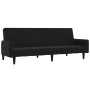 2-Sitzer-Schlafsofa aus schwarzem Mikrofaserstoff von vidaXL, Sofas - Ref: Foro24-340669, Preis: 223,00 €, Rabatt: %