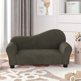 Dark Gray Velvet Children's Sofa by vidaXL, Sofas - Ref: Foro24-344167, Price: 99,99 €, Discount: %