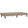 2-seater sofa bed with taupé microfiber fabric stool by vidaXL, Sofas - Ref: Foro24-3121295, Price: 228,74 €, Discount: %