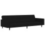 2 seater sofa bed black microfiber fabric by vidaXL, Sofas - Ref: Foro24-340681, Price: 267,65 €, Discount: %