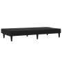 2-seater sofa bed with black microfiber fabric stool by vidaXL, Sofas - Ref: Foro24-3121298, Price: 260,94 €, Discount: %