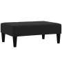 2-seater sofa bed with black microfiber fabric stool by vidaXL, Sofas - Ref: Foro24-3121298, Price: 260,94 €, Discount: %