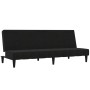 2 seater sofa bed black microfiber fabric by vidaXL, Sofas - Ref: Foro24-340663, Price: 187,47 €, Discount: %