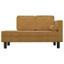 Divan sofa with cushions and brown velvet head cushion by vidaXL, Sofas - Ref: Foro24-340711, Price: 183,07 €, Discount: %