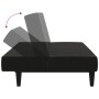 2 seater sofa bed black microfiber fabric by vidaXL, Sofas - Ref: Foro24-340663, Price: 187,47 €, Discount: %