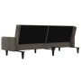 2-seater sofa bed dark gray microfiber fabric by vidaXL, Sofas - Ref: Foro24-340668, Price: 197,47 €, Discount: %