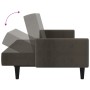 2-seater sofa bed dark gray microfiber fabric by vidaXL, Sofas - Ref: Foro24-340668, Price: 197,47 €, Discount: %