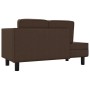 Divan sofa with cushions and head cushion brown synthetic leather by vidaXL, Sofas - Ref: Foro24-340697, Price: 151,36 €, Dis...