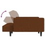 2 seater sofa bed brown microfiber fabric by vidaXL, Sofas - Ref: Foro24-340677, Price: 209,99 €, Discount: %