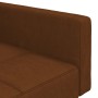 2 seater sofa bed brown microfiber fabric by vidaXL, Sofas - Ref: Foro24-340677, Price: 209,99 €, Discount: %