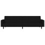 2-seater sofa bed with black microfiber fabric stool by vidaXL, Sofas - Ref: Foro24-3121304, Price: 337,19 €, Discount: %