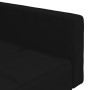 2-seater sofa bed with black microfiber fabric stool by vidaXL, Sofas - Ref: Foro24-3121304, Price: 337,19 €, Discount: %