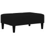 2-seater sofa bed with black microfiber fabric stool by vidaXL, Sofas - Ref: Foro24-3121304, Price: 337,19 €, Discount: %