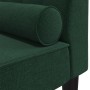 Divan sofa with head cushion dark green fabric by vidaXL, Sofas - Ref: Foro24-340730, Price: 134,06 €, Discount: %