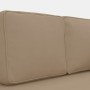 Sofa-Diwan-Kissen und Kopfkissen aus Kunstleder in Cappuccino von vidaXL, Sofas - Ref: Foro24-340701, Preis: 165,87 €, Rabatt: %