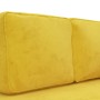 Divan sofa with cushions and yellow velvet head cushion by vidaXL, Sofas - Ref: Foro24-340710, Price: 172,69 €, Discount: %