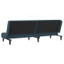 2 seater blue velvet sofa bed by vidaXL, Sofas - Ref: Foro24-337501, Price: 181,92 €, Discount: %