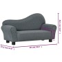 Kindersofa aus grauem Stoff von vidaXL, Sofas - Ref: Foro24-325525, Preis: 139,63 €, Rabatt: %