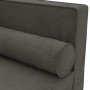 Diwansofa mit dunkelgrauen Samtkissen und Kopfkissen von vidaXL, Sofas - Ref: Foro24-340704, Preis: 168,06 €, Rabatt: %