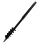 Earth drill with double spiral black steel handle 80 mm by vidaXL, Helical augers - Ref: Foro24-141023, Price: 35,14 €, Disco...