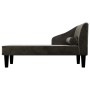 Sofá diván con cojín de cabeza terciopelo negro de vidaXL, Sofás - Ref: Foro24-340720, Precio: 128,27 €, Descuento: %